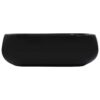 Wash Basin 44.5x39.5x14.5 cm Ceramic Black