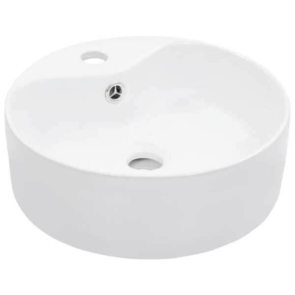 8718475719892_a_en_hd_1.jpg Wash Basin with Overflow 36x13 cm Ceramic White