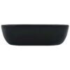 Wash Basin 45.5x32x13 cm Ceramic Black
