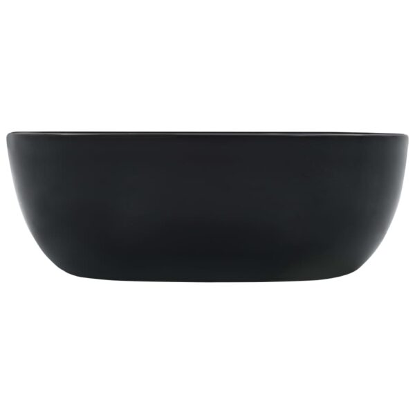 Wash Basin 42.5x42.5x14.5 cm Ceramic Black