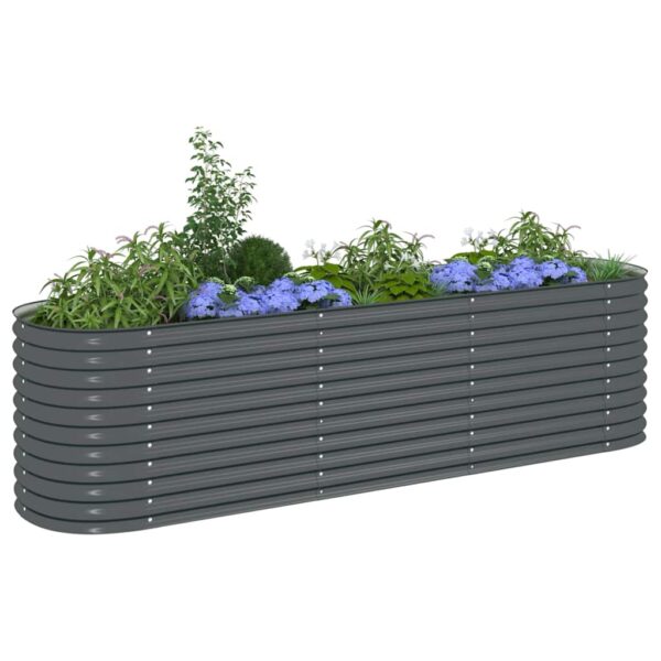 8718475723226_g_en_hd_2.jpg Garden Raised Bed 320x80x81 cm Galvanised Steel Grey