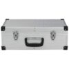 Tool Suitcase 46x33x16 cm Silver Aluminium