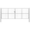 8718475735816_a_en_hd_1.jpg Garden Gate Galvanised Steel 400x150 cm Silver