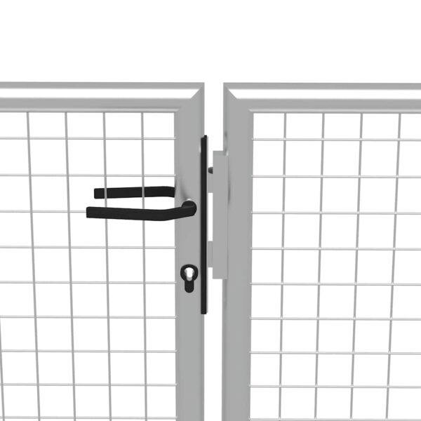 8718475735816_g_en_hd_2.jpg Garden Gate Galvanised Steel 400x150 cm Silver