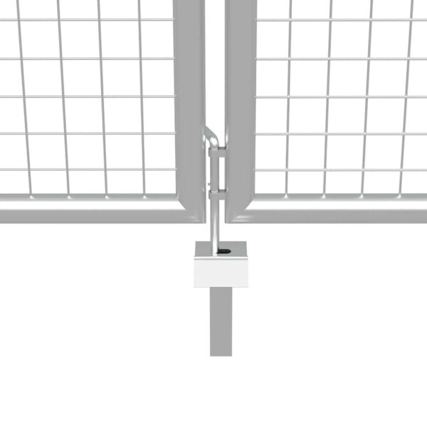 8718475735816_g_en_hd_3.jpg Garden Gate Galvanised Steel 400x150 cm Silver