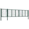 Garden Gate Steel 500x100 cm Green