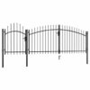 8718475736424_a_en_hd_1.jpg Garden Gate Steel 1.5x4 m Black