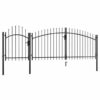 8718475736431_a_en_hd_1.jpg Garden Gate Steel 1.75x4 m Black
