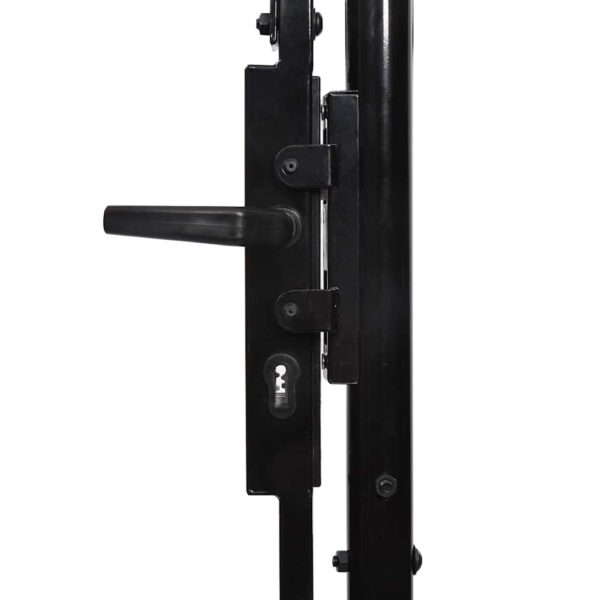 8718475736431_g_en_hd_3.jpg Garden Gate Steel 1.75x4 m Black