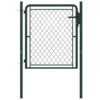 Garden Gate Steel 100x75 cm Green