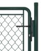 Garden Gate Steel 100x75 cm Green