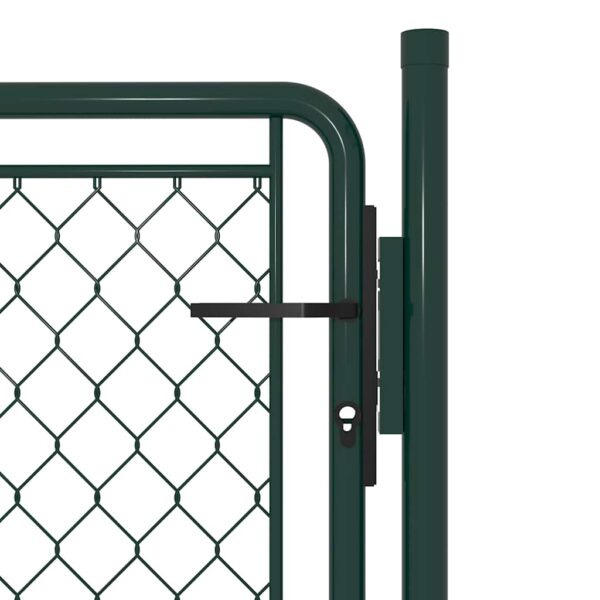 Garden Gate Steel 100x75 cm Green