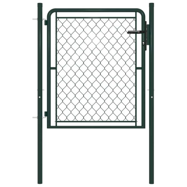 8718475736837_a_en_hd_1.jpg Garden Gate Steel 100x100 cm Green