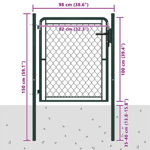 8718475736837_g_en_hd_3.jpg Garden Gate Steel 100x100 cm Green