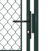 Garden Gate Steel 100x125 cm Green