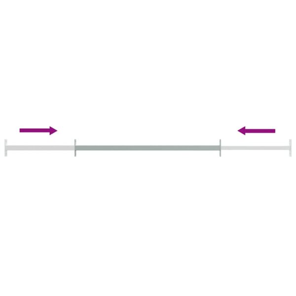 Adjustable Security Window Bars 3 pcs 710-1200 mm