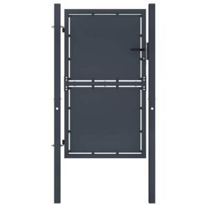 Garden Gate Steel 100x125 cm Anthracite