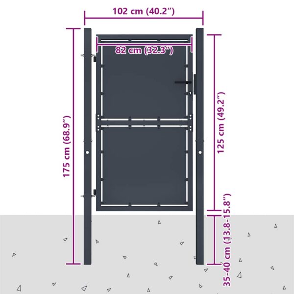 8718475737995_g_en_hd_3.jpg Garden Gate Steel 100x125 cm Anthracite