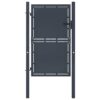 Garden Gate Steel 100x150 cm Anthracite