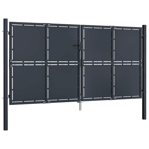8718475738077_g_en_hd_1.jpg Garden Gate Steel 300x175 cm Anthracite