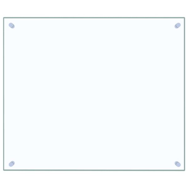 Kitchen Backsplash Transparent 70 x 60 cm Tempered Glass