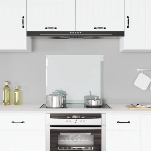 Kitchen Backsplash Transparent 70 x 60 cm Tempered Glass