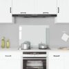 Kitchen Backsplash Transparent 80 x 60 cm Tempered Glass