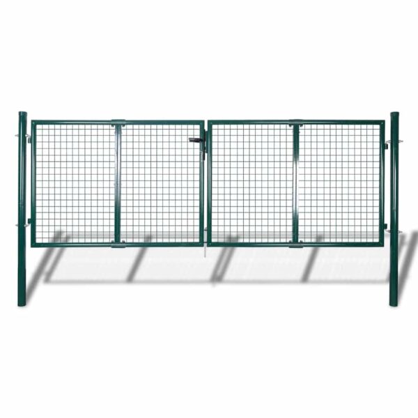 Garden Mesh Gate Fence Door Wall Grille 300x75 cm