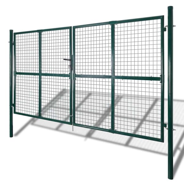 Garden Mesh Gate Fence Door Wall Grille 300x200 cm