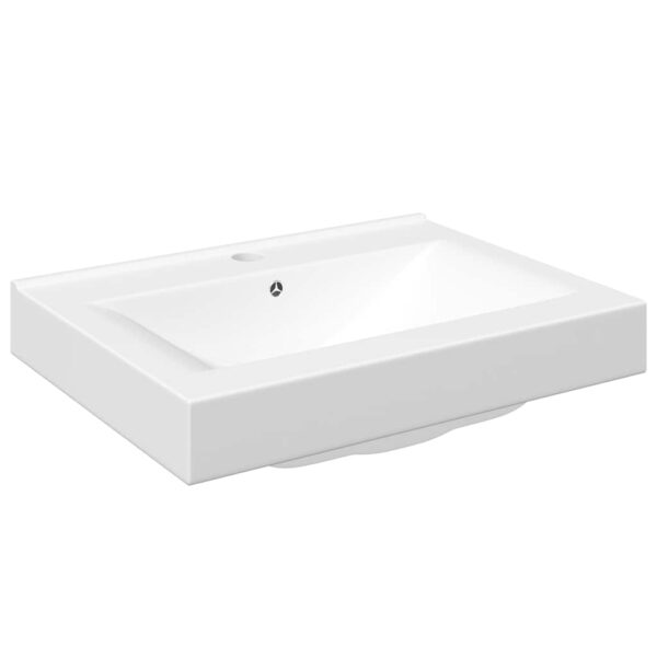 8718475868170_a_en_hd_1.jpg Rectangular Ceramic Basin Sink White with Faucet Hole 60x46 cm