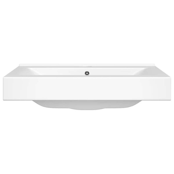 8718475868170_g_en_hd_1.jpg Rectangular Ceramic Basin Sink White with Faucet Hole 60x46 cm