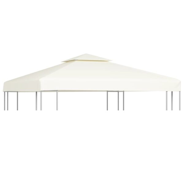 Gazebo Cover Canopy Replacement 310 g / mÂ² Cream White 3 x 3 m