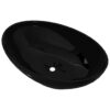 8718475873051_a_en_hd_1.jpg Luxury Ceramic Basin Oval-shaped Sink Black 40 x 33 cm
