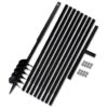 Ground Drill with Handle 120 mm with Extension Tube 9 m Steel
