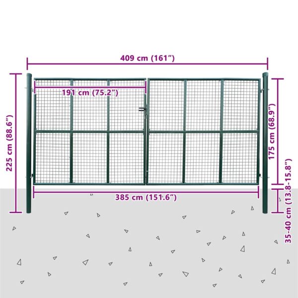 Mesh Garden Gate 400x175 cm