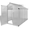 Reinforced Aluminium Greenhouse with Base Frame 4.6 mÂ²