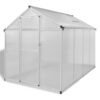 Reinforced Aluminium Greenhouse with Base Frame 4.6 mÂ²