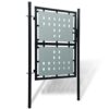 Black Single Door Fence Gate 100x150 cm