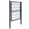 2D Fence Gate (Single) Anthracite Grey 100x120 cm