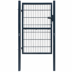 2D Fence Gate (Single) Anthracite Grey 100x140 cm
