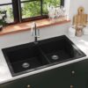 8718475941439_m_en_hd_1.jpg Overmount Kitchen Sink Double Basin Granite Black