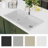 8718475941453_g_en_hd_1.jpg Overmount Kitchen Sink Double Basin Granite White