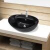 8718475942108_m_en_hd_1.jpg Ceramic Bathroom Sink Basin Faucet/Overflow Hole Black Oval