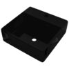 8718475942115_a_en_hd_1.jpg Ceramic Bathroom Sink Basin Faucet /Overflow Hole Black Square