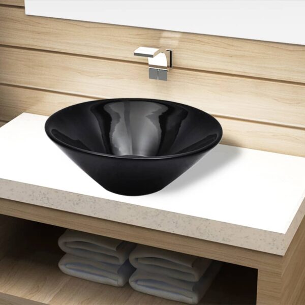 8718475942160_m_en_hd_1.jpg Ceramic Bathroom Sink Basin Black Round