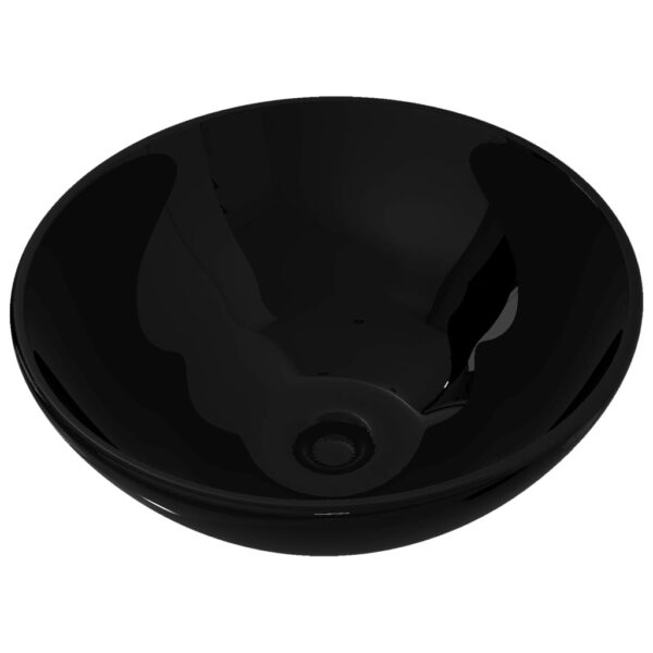 8718475942184_a_en_hd_1.jpg Ceramic Bathroom Sink Basin Black Round