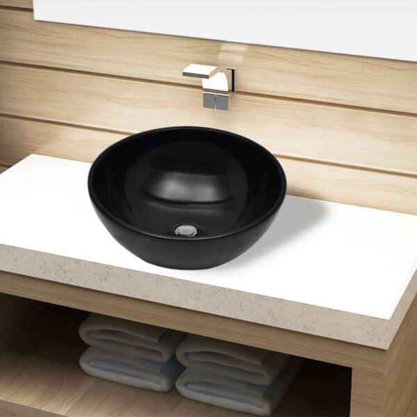 8718475942184_m_en_hd_1.jpg Ceramic Bathroom Sink Basin Black Round