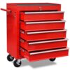 8718475945314_a_en_hd_1.jpg Workshop Tool Trolley 5 Drawers Red