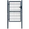 Fence Gate Steel 100x200 cm Anthracite