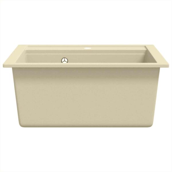 Granite Kitchen Sink Single Basin Beige